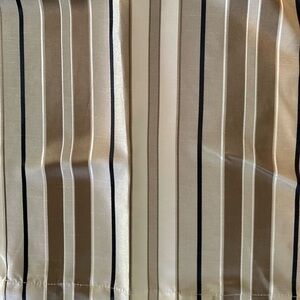 Striped Satin Curtains